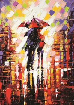 Art Puzzle Amour Sous le Parapluie*Femme Hommes Et Femmes|De 500 À 999 Pièces