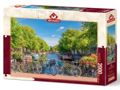 Art Puzzle Amsterdam Canal* De 2 000 Pièces|De 2 000 Pièces