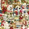Eurographics Anciennes Cartes de Noël*Femme Noël|Collages