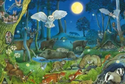 Schmidt Spiele Animaux dans la Forêt Nocturne*Enfant Animaux De La Forêt|Forêts, Fleurs Et Jardins