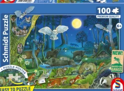 Schmidt Spiele Animaux dans la Forêt Nocturne*Enfant Animaux De La Forêt|Forêts, Fleurs Et Jardins