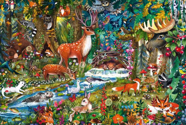 Schmidt Spiele Animaux de la Foret*Enfant À Partir De 9 Ans|Animaux De La Forêt