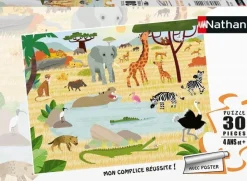 Nathan Animaux de la Savanne*Enfant Animaux Sauvages|Dès 4 Ans : 21 À 30 Pièces