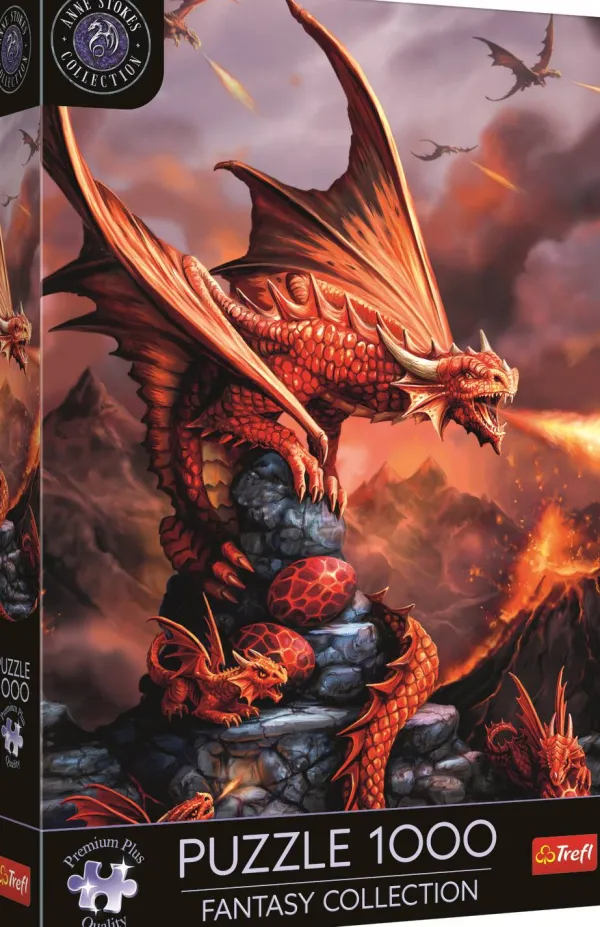 Trefl Anne Stokes - Collection Fantasy : Dragon de Feu* Dragons|De 1 000 Pièces
