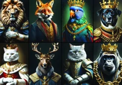 Bluebird Puzzle Anthropomorphisme*Femme Chats|Animaux Sauvages