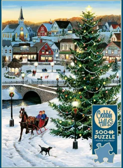 Cobble Hill Arbre du Village* Neige|Villes Et Villages