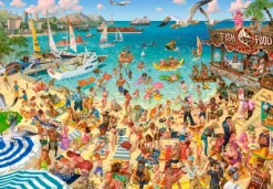 Castorland Art Collection - Amusement à la Plage*Femme Humour, Satire Et Wasgij|Plages Et Îles De Rêve