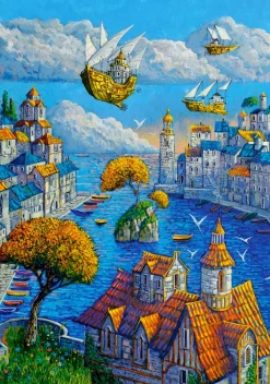 Castorland Art Collection - Le Port* Bateaux|Mers Et Océans