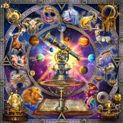 Bluebird Puzzle Astro Constellation* Collages|Carré