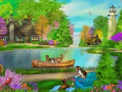 SunsOut Au Bord de la Mer* Bateaux|Chiens