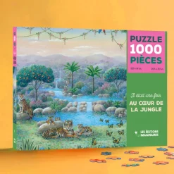 Les Editions Imaginaires Au Coeur de la Jungle* Animaux Sauvages|Forêts, Fleurs Et Jardins