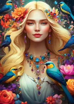Bluebird Puzzle Aurora - Soul of Nature Collection*Femme Oiseaux|Hommes Et Femmes