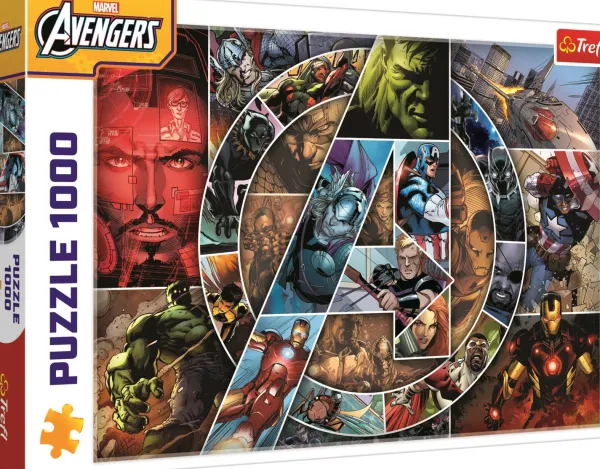 Trefl Avengers : Héros*Enfant Puzzles Pour Enfants|De 1 000 Pièces