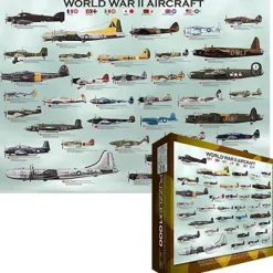 Eurographics Avions de la Seconde Guerre Mondiale* Avions Et Objets Volants|De 1 000 Pièces