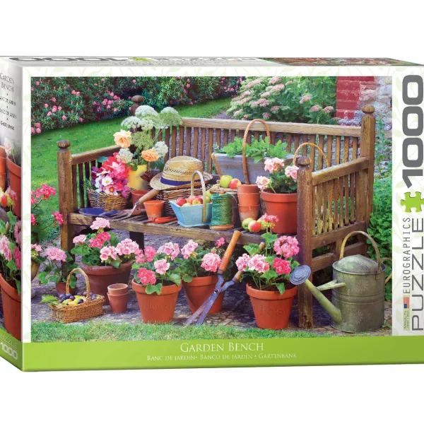 Eurographics Banc de Jardin* Forêts, Fleurs Et Jardins|De 1 000 Pièces