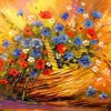 Enjoy Puzzle Basket with Flowers* Forêts, Fleurs Et Jardins|Art