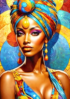 Enjoy Puzzle Beauté Africaine*Femme Pays D'Afrique|Hommes Et Femmes