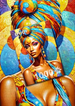 Enjoy Puzzle Beauté Africaine*Femme Pays D'Afrique|Hommes Et Femmes
