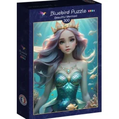 Bluebird Puzzle Beautiful Mermaid*Enfant Puzzles Pour Enfants|Fonds Marins