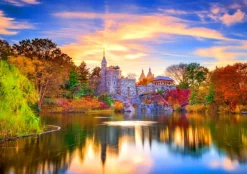 Bluebird Puzzle Belvedere Castle, New York* Châteaux Et Palaces|États-Unis Et Canada