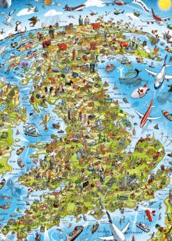 Gibsons Best of British* Cartes Du Monde|De 1 000 Pièces