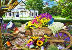 Bluebird Puzzle Bigelow Illustrations - Bed & Breakfast* Oiseaux|Cottages Et Châlets