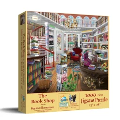 SunsOut Bigelow Illustrations - The Book Shop* Rétros Et Nostalgie|Déco Et Objets