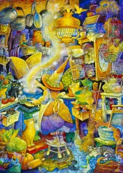 Grafika Bill Bell - La Sorcière de la Cuisine*Femme Déco Et Objets|Déco Culinaire