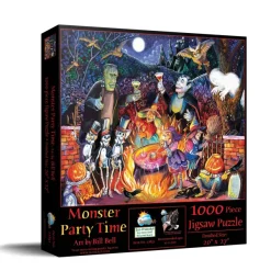 SunsOut Bill Bell - Monster Party Time*Femme Halloween|De 1 000 Pièces