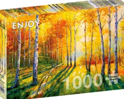 Enjoy Puzzle Birch Grove* Forêts, Fleurs Et Jardins|Art