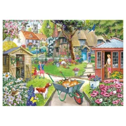 HOP - House of Puzzles Bloomin' Lovely* Chats|Forêts, Fleurs Et Jardins
