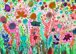 Enjoy Puzzle Blooming Wilderness* Forêts, Fleurs Et Jardins|Art