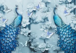 Enjoy Puzzle Blue Peacocks* Oiseaux|Déco Et Objets