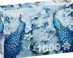 Enjoy Puzzle Blue Peacocks* Oiseaux|Déco Et Objets