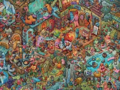 Heye Boite Triangulaire - Fun with Friends*Femme De 1 500 Pièces|De 1 500 Pièces