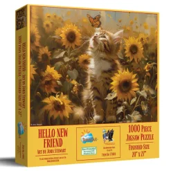 SunsOut Bonjour Nouvel Ami* Chats|Forêts, Fleurs Et Jardins