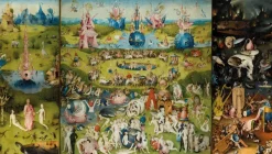 Puzzle Michèle Wilson Bosch Jérôme - Puzzle en Bois Découpé à la Main - Jardin Des Délices*Femme Puzzles Adultes|Religions Et Mysticisme