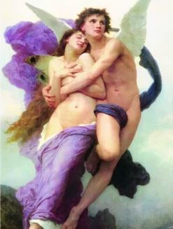 Eurographics Bouguereau William - Bouguereau - L'enlèvement de Psyche* Art|De 1 000 Pièces