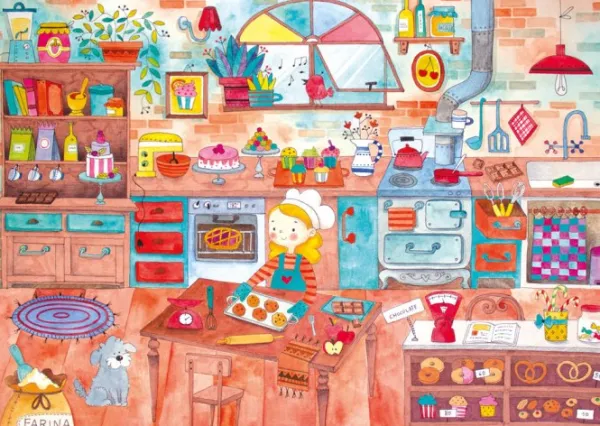 Magnolia Boulangerie Colorée*Femme/Enfant Déco Culinaire|Bébés Et Enfants