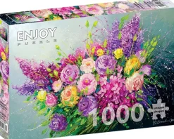 Enjoy Puzzle Bouquet de Roses pour Elle* Déco Et Objets|Forêts, Fleurs Et Jardins