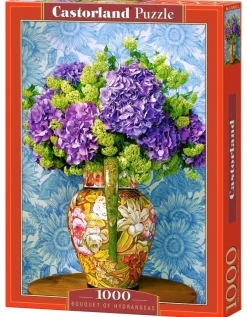 Castorland Bouquet d'Hortensias* Forêts, Fleurs Et Jardins|De 1 000 Pièces