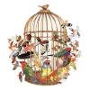 Galison Bouquet d'Oiseaux - Puzzle Forme de 750 pièces* Oiseaux|Déco Et Objets