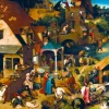 Bluebird Puzzle Brueghel Pieter - Pieter Bruegel the Elder - Netherlandish Proverbs, 1559* Art|De 1 000 Pièces