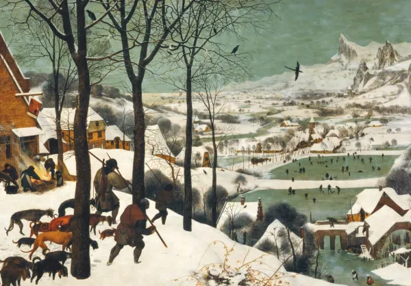 DToys Brueghel Pieter - Pieter Brueghel Le Vieux - Chasseurs dans la Neige* Art|De 1 000 Pièces