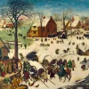 Bluebird Puzzle Brueghel Pieter - Pieter Bruegel the Elder - The Census at Bethlehem, 1566* Art|De 1 000 Pièces