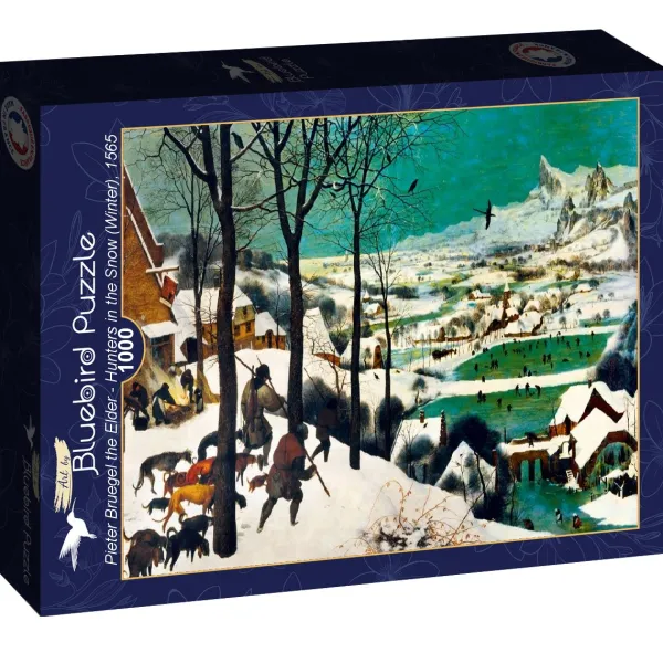 Bluebird Puzzle Brueghel Pieter - Pieter Bruegel the Elder - Hunters in the Snow (Winter), 1565* Art|De 1 000 Pièces