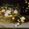 Grafika Brueghel Pieter - Jan Brueghel - Flowers in a Basket and a Vase, 1615* Art|De 500 À 999 Pièces
