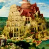 Bluebird Puzzle Brueghel Pieter - Pieter Bruegel the Elder - The Tower of Babel, 1563* Art|De 1 000 Pièces