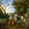 DToys Brueghel Pieter - Brueghel Pieter - Entrée des Animaux dans l'Arche de Noé* Art|De 1 000 Pièces