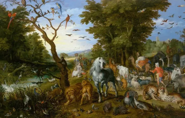DToys Brueghel Pieter - Brueghel Pieter - Entrée des Animaux dans l'Arche de Noé* Art|De 1 000 Pièces